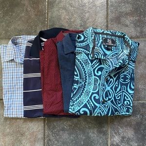 •Mens 5 piece shirt bundle• Size L